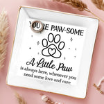 Full-Print Jewelry Dish - Birthday Gifts For Dog Lovers, Cat Lovers - Paws Fill The Heart With Joy
