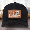 Leather Patch Hat -  Birthday Gifts For Cat Lovers, Cat Dad - The Catfather