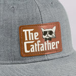 Leather Patch Hat -  Birthday Gifts For Cat Lovers, Cat Dad - The Catfather