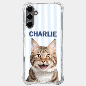 Coque de téléphone transparente avec photo personnalisée - Cadeaux d'anniversaire personnalisés pour les amoureux des chiens et des chats, les papas et les mamans de chiens, et les propriétaires de chats - Portez l'amour partout avec vous