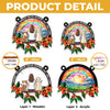 Custom Window Hanging Suncatcher Ornament -  Personalized Pet Memorial Gifts For Dogs, Cats - Until We Meet Again At The Rainbow Bridge