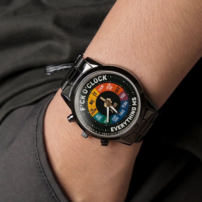 Custom Men's Watch - Personalized Funny Gift For Men - Whatever Time It Is