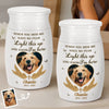 Custom Photo Decorative Urn - Personalized Pet Memorial Gifts For Dogs, Cats - Always On My Mind