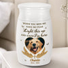 Custom Photo Decorative Urn - Personalized Pet Memorial Gifts For Dogs, Cats - Always On My Mind