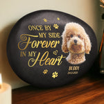 Custom Photo Printed Rock - Personalized Pet Memorial Gifts For Dog Lovers, Cat Lovers - Always On My Mind