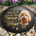 Custom Photo Printed Rock - Personalized Pet Memorial Gifts For Dog Lovers, Cat Lovers - Always On My Mind