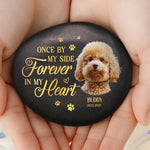 Custom Photo Printed Rock - Personalized Pet Memorial Gifts For Dog Lovers, Cat Lovers - Always On My Mind