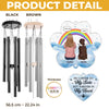 Custom Wind Chime With Acrylic Charms - Personalized Pet Memorial Gifts For Dogs - Pawprints On My Soul