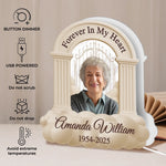 Custom Photo Shaped Light Box - Personalized Memorial Sympathy Gifts For Loss Of Mom, Dad - In Loving Memory