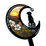 Custom Stain Glass Style Acrylic Garden Stake - Personalized Pet Memorial Gifts For Dog Lovers - My Loyal Friend, My Forever Love