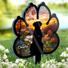 Piquet de jardin en acrylique personnalisé style vitrail – Cadeaux commémoratifs personnalisés pour chiens – L'amour ne connaît pas d'adieu