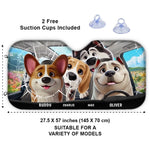 Custom Auto Windshield Sunshade, Car Window Protector - Personalized Birthday Gifts For Dog Lovers, Dog Dad And Mom - Too Cool to Brake