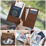 Custom Passport Cover, Passport Holder - Personalized Summer Vacation And Travel Gifts For Women - Me Time, World Wide