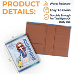 Custom Passport Cover, Passport Holder - Personalized Summer Vacation And Travel Gifts For Women - Me Time, World Wide