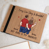 Custom Wooden Scrapbook - Personalized Anniversary Wedding Gifts For Husband And Wife, Him And Her - Together Is Our Favorite Place To Be