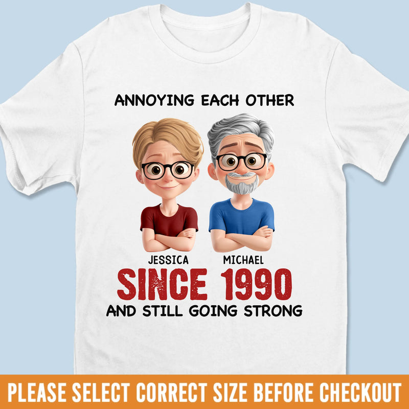 Custom Unisex T-shirt, Premium T-shirt, Hoodie - Personalized Anniversary Wedding Gifts For Husband And Wife, Him And Her - We Go Together Like Us