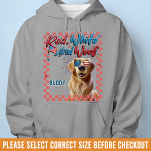 T-shirt unisexe personnalisé, t-shirt premium, sweat à capuche – Cadeaux personnalisés du 4 juillet pour les amoureux des chiens, papas et mamans – Born To Be Pawsome