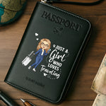 Custom Passport Wallet, Passport Holder - Personalized Summer Vacation And Travel Gifts For Women - Passport Ready, World Waiting