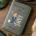 Custom Passport Wallet, Passport Holder - Personalized Summer Vacation And Travel Gifts For Women - Passport Ready, World Waiting