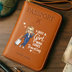Custom Passport Wallet, Passport Holder - Personalized Summer Vacation And Travel Gifts For Women - Passport Ready, World Waiting