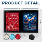 Custom Double Frame Flower Shadow Box - Personalized Anniversary Wedding Gifts For Husband And Wife, Him And Her - Till Our Final Breath