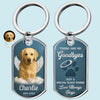 Custom Photo Keychain - Personalized Pet Memorial  Gifts For Dogs, Cats - My Guardian Angel