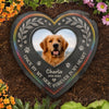 Pierre commémorative personnalisée en forme de cœur avec photo – Cadeaux commémoratifs personnalisés pour animaux de compagnie, chiens et chats – Un cœur plein de souvenirs