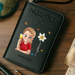 Custom Passport Wallet, Passport Holder - Personalized Summer Vacation And Travel Gifts For Women - Wanderlust Crew