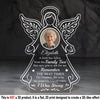 Custom Photo Acrylic Plaque - Personalized Memorial Sympathy Gifts For Loss Of Mom, Dad - A Life Beautifully Remembered