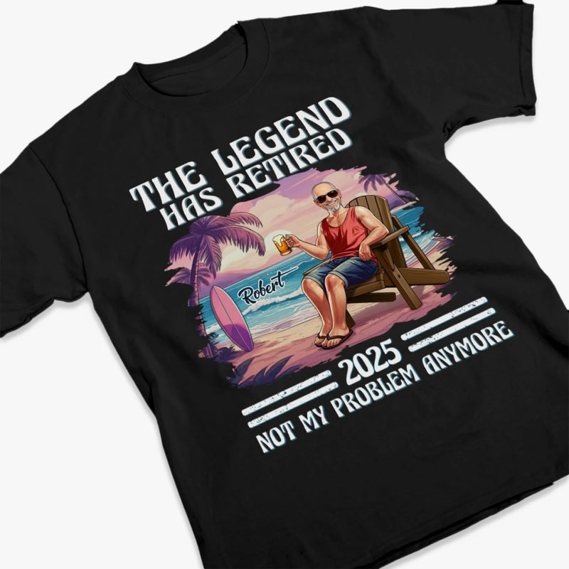 Custom Unisex T-shirt, Premium T-shirt, Hoodie - Personalized Retirement Gifts For Men, Dad, Husband - Retired, Not Expired