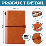 Custom Photo Leather Wrap Journal - Personalized Memorial Sympathy Gifts For Mom, Dad - Always Guided By Your Love