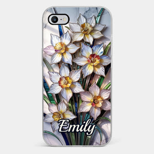 Coque de téléphone transparente personnalisée - Cadeaux d'anniversaire personnalisés pour meilleurs amis, meilleures amies, sœurs, famille, vous-même - La beauté dans chaque pétale