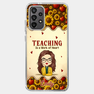 Custom Clear Phone Case - Personalized Birthday Gifts For Teachers - Teachers Make Magic Happen