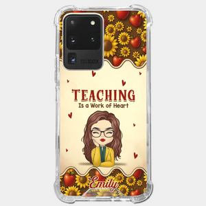 Custom Clear Phone Case - Personalized Birthday Gifts For Teachers - Teachers Make Magic Happen