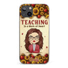 Coque de téléphone transparente personnalisée - Cadeaux d'anniversaire personnalisés pour enseignants - Les enseignants créent la magie