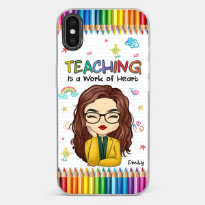 Custom Clear Phone Case - Personalized Birthday Gifts For Teachers - Teachers Grow Dreams