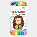 Custom Clear Phone Case - Personalized Birthday Gifts For Teachers - Teachers Grow Dreams
