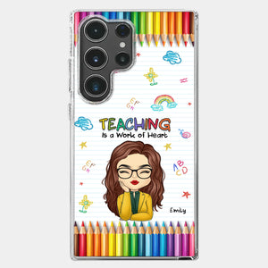 Custom Clear Phone Case - Personalized Birthday Gifts For Teachers - Teachers Grow Dreams