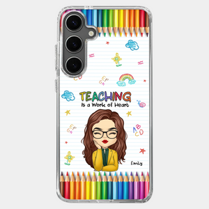 Custom Clear Phone Case - Personalized Birthday Gifts For Teachers - Teachers Grow Dreams