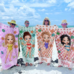 Custom Beach Towel - Personalized Summer Vacation And Travel Gifts For Women - Tropical Vibes All Day