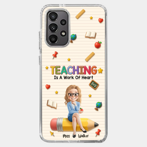 Custom Clear Phone Case - Personalized Back To School Gifts For Teachers - Where Learning Blooms