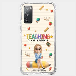 Custom Clear Phone Case - Personalized Back To School Gifts For Teachers - Where Learning Blooms