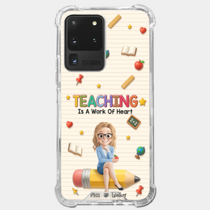 Custom Clear Phone Case - Personalized Back To School Gifts For Teachers - Where Learning Blooms
