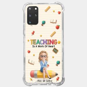 Custom Clear Phone Case - Personalized Back To School Gifts For Teachers - Where Learning Blooms