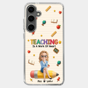 Custom Clear Phone Case - Personalized Back To School Gifts For Teachers - Where Learning Blooms