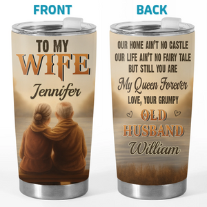 Gobelet personnalisé - Cadeaux d'anniversaire de mariage personnalisés pour mari et femme, lui et elle - Soulmates Forever