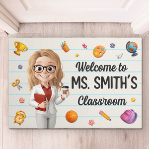Tapis décoratif personnalisé pour la maison - Cadeaux de rentrée scolaire personnalisés pour les enseignants - Inspiring Minds With Love