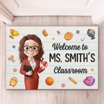Custom Home Decor Decorative Mat - Personalized Back To School Gifts For Teachers - Inspiring Minds With Love
