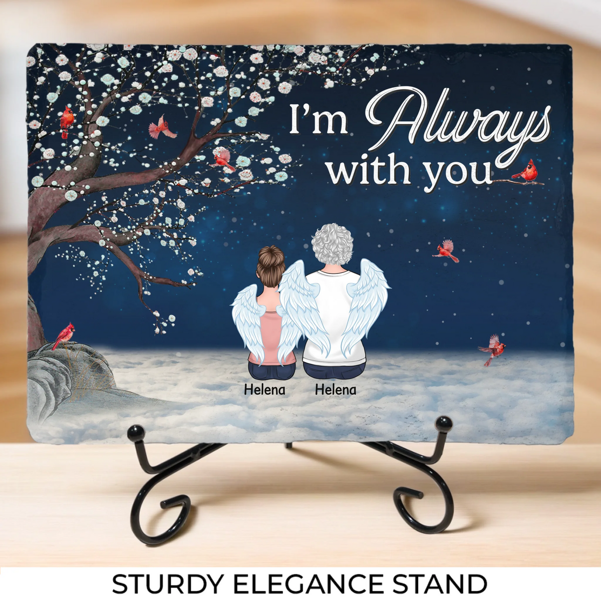 Grief Is Itself A Medicine - Memorial Personalized Custom Rectangle Shaped Stone With Stand - Sympathy Gift For Family Members