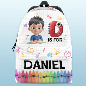 Sac à dos personnalisé pour enfants - Cadeaux de rentrée scolaire personnalisés pour enfants - L'école est mon terrain de jeu